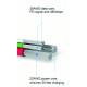 Swissten - Textile Cable USB-Lightning (0.2m-silver)
