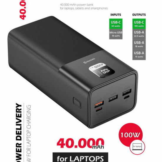 Swissten - Powerbank Power Line 40.000 mAh Swissten - Powerbank Power Line 40.000 mAh