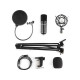 Sandberg - Streamer USB Microphone Kit Sandberg - Streamer USB Microphone Kit