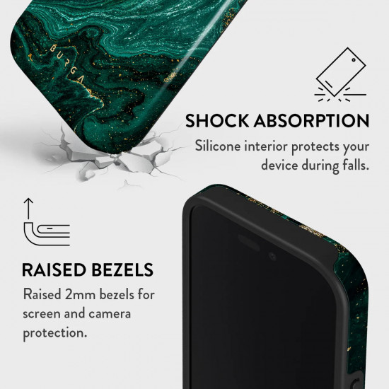 Burga - Tough MagSafe iPhone 16 Plus (emerald) Burga - Tough MagSafe iPhone 16 Plus (emerald)