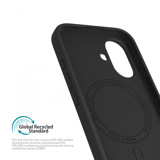 Vonmaehlen - MagSafe Silicone iPhone 16 (black) Vonmaehlen - MagSafe Silicone iPhone 16 (black)
