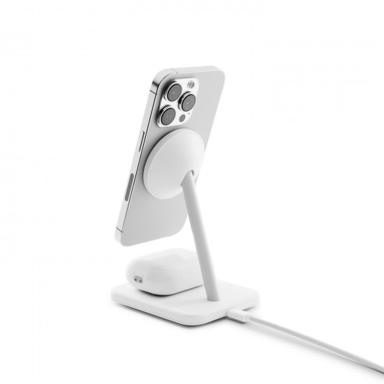 twelve south - HiRise 2 Deluxe 2in1 Qi2 charger (white) twelve south - HiRise 2 Deluxe 2in1 Qi2 charger (white)