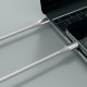 Swissten - Textile II Cable USB-C - Lightning (1.5m-white)