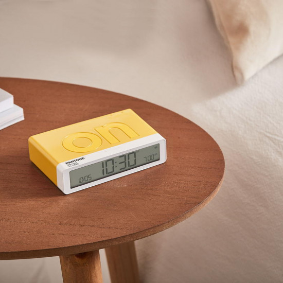 Lexon - Despertador FLIP Classic (Pantone mimosa) Lexon - Despertador FLIP Classic (Pantone mimosa)