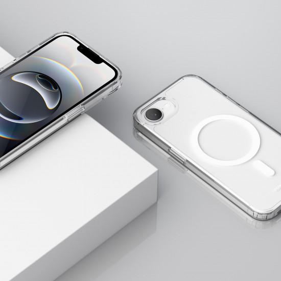 Vonmaehlen - MagSafe Transparent iPhone 16e (white) Vonmaehlen - MagSafe Transparent iPhone 16e (white)
