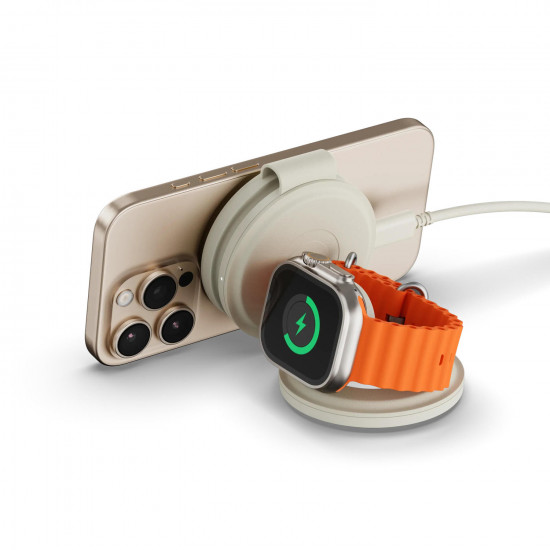 Satechi - OnTheGo 3in1 Wireless Charger (sand) Satechi - OnTheGo 3in1 Wireless Charger (sand)