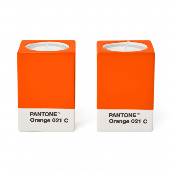 Copenhagen D - Suporte velas PANTONE (orange 021 C) Copenhagen D - Suporte velas PANTONE (orange 021 C)