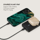 Burga - MagSafe Powerbank 10000 mAh (emerald/gunmetal) Burga - MagSafe Powerbank 10000 mAh (emerald/gunmetal)