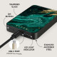 Burga - MagSafe Powerbank 10000 mAh (emerald/gunmetal) Burga - MagSafe Powerbank 10000 mAh (emerald/gunmetal)