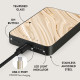 Burga - MagSafe Powerbank 10000 mAh (full glam/gunmetal) Burga - MagSafe Powerbank 10000 mAh (full glam/gunmetal)
