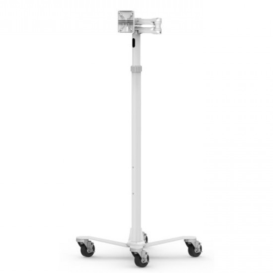 Maclocks - Medical Rolling Cart Extended VESA (white) Maclocks - Medical Rolling Cart Extended VESA (white)