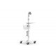 Maclocks - Medical Rolling Cart Extended VESA (white) Maclocks - Medical Rolling Cart Extended VESA (white)