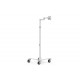 Maclocks - Medical Rolling Cart Extended VESA (white) Maclocks - Medical Rolling Cart Extended VESA (white)