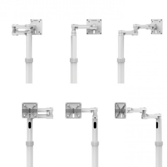 Maclocks - Medical Rolling Cart Extended VESA (white) Maclocks - Medical Rolling Cart Extended VESA (white)