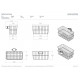 Maclocks - Rolling Stand - Basket (white)